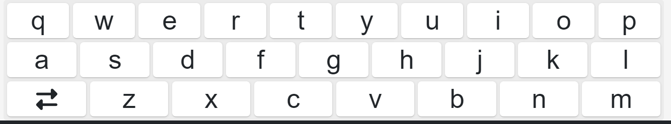 Full virtual keyboard Full virtual keyboard